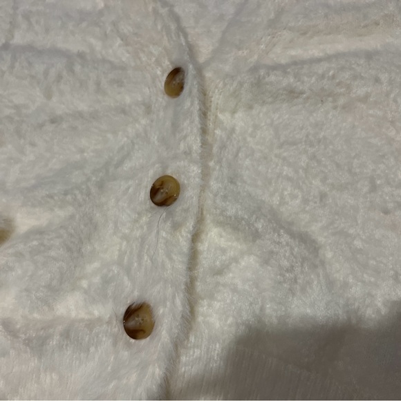 COPY - Altr’d State Small Ivory Cropped Cardigan Sweater - Picture 6 of 7